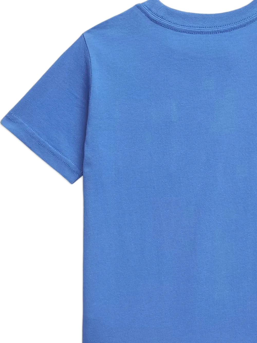 POLO RALPH LAUREN KIDS T-shirt met geborduurd logo Blauw