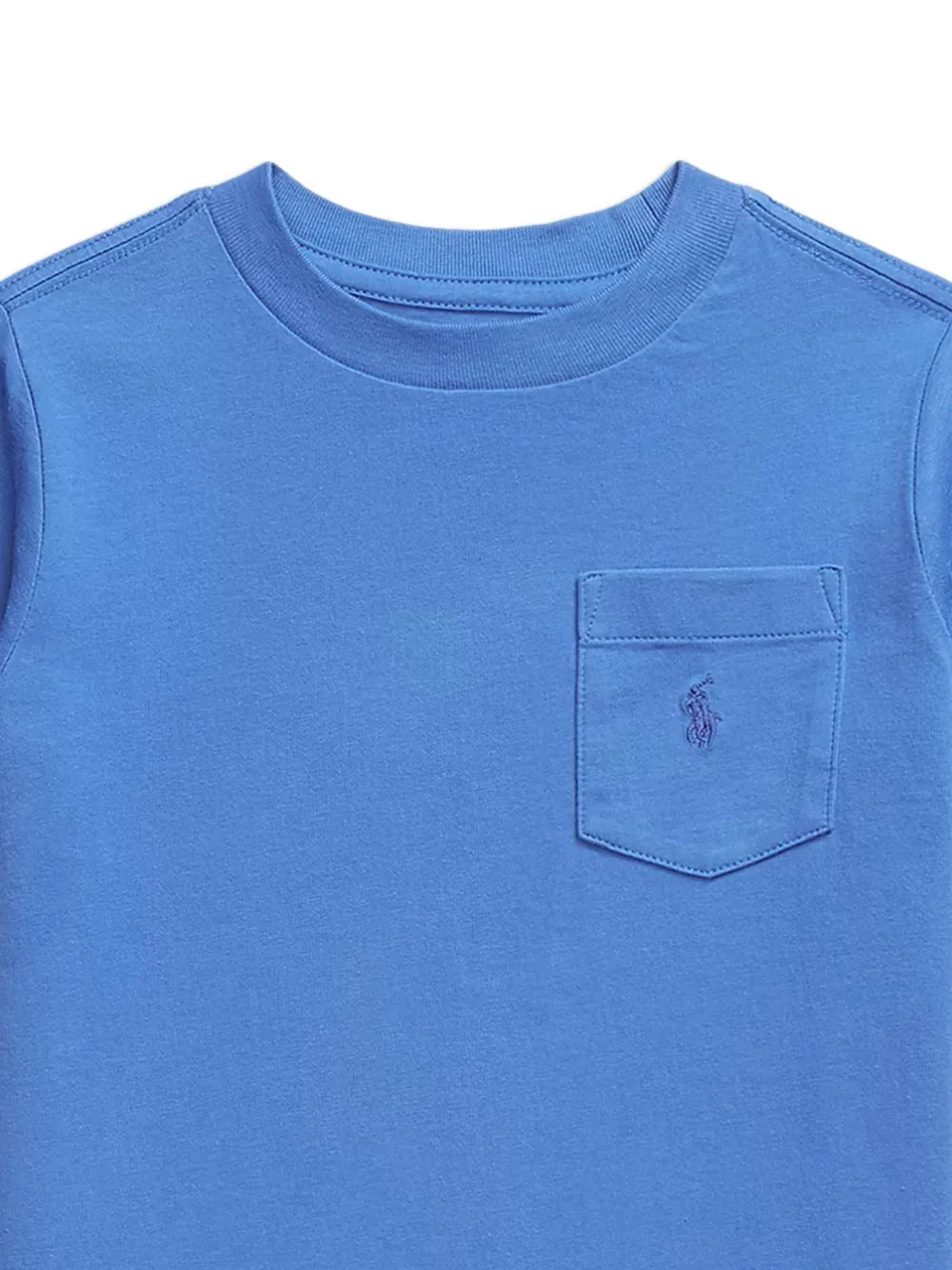 POLO RALPH LAUREN KIDS T-shirt met geborduurd logo Blauw