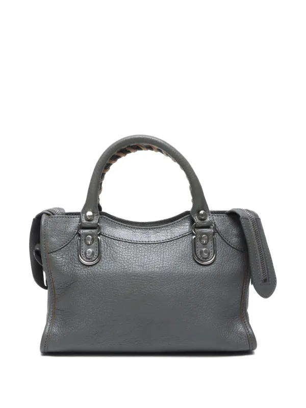 Balenciaga Pre-Owned 2020s Mini City Tote Bag | Grey | FARFETCH