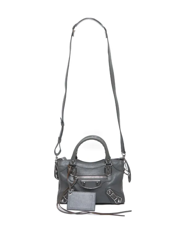 【送料&関税込】Balenciaga Logo Mini Tote Bag Balenciaga logo-print Tote Bag | White | FARFETCH JO