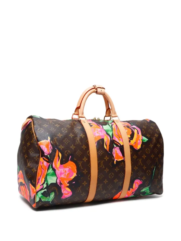 Louis Vuitton Pre-Owned 2008 Keepal 50 Travel Bag | Brown | FARFETCH