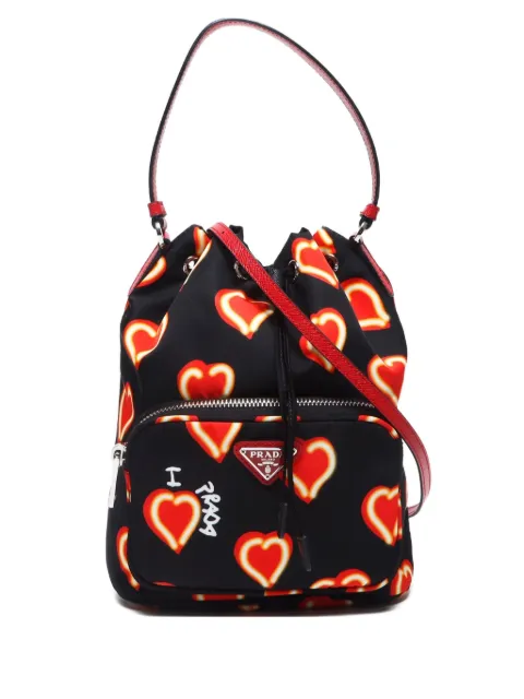 Prada Pre-Owned 2024 Valentine Heart Duet shoulder bag