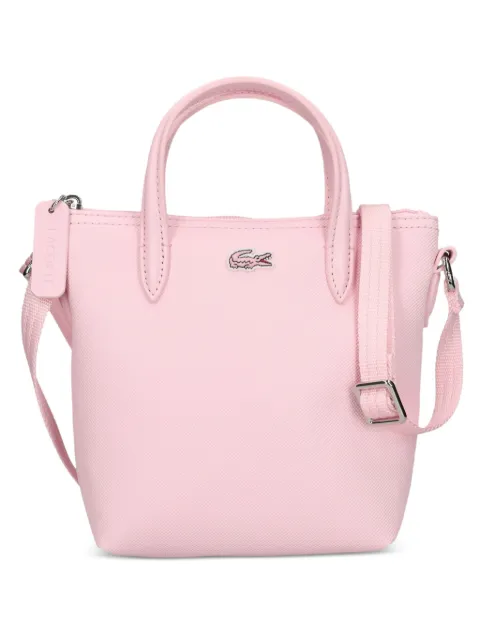 Lacoste mini textured tote bag