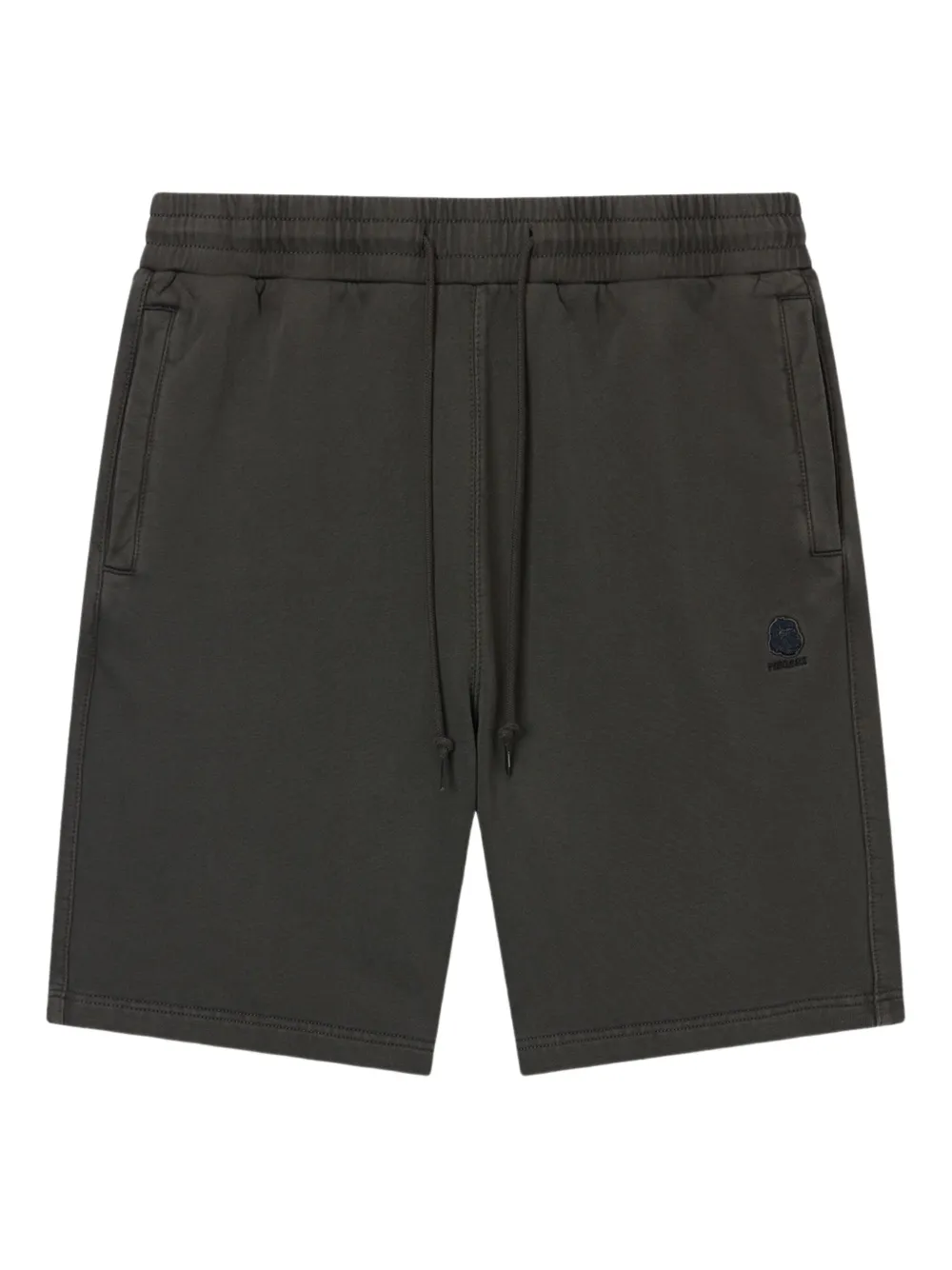 elasticated-waist shorts