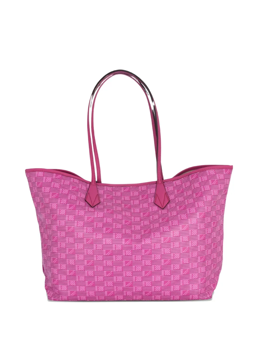 Moreau Medium Saint Tropez Patterned Tote Bag In Pink