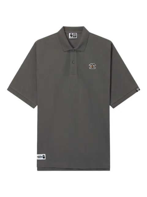 FINGERCROXX logo-appliqué polo shirt