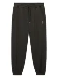 FINGERCROXX elasticated-cuffs track pants - Black
