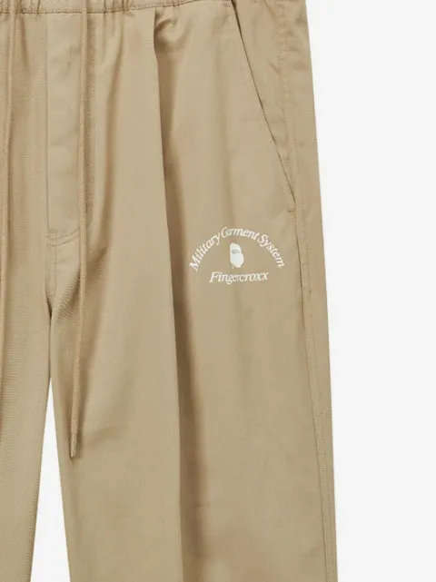 FINGERCROXX elasticated-waistband trousers