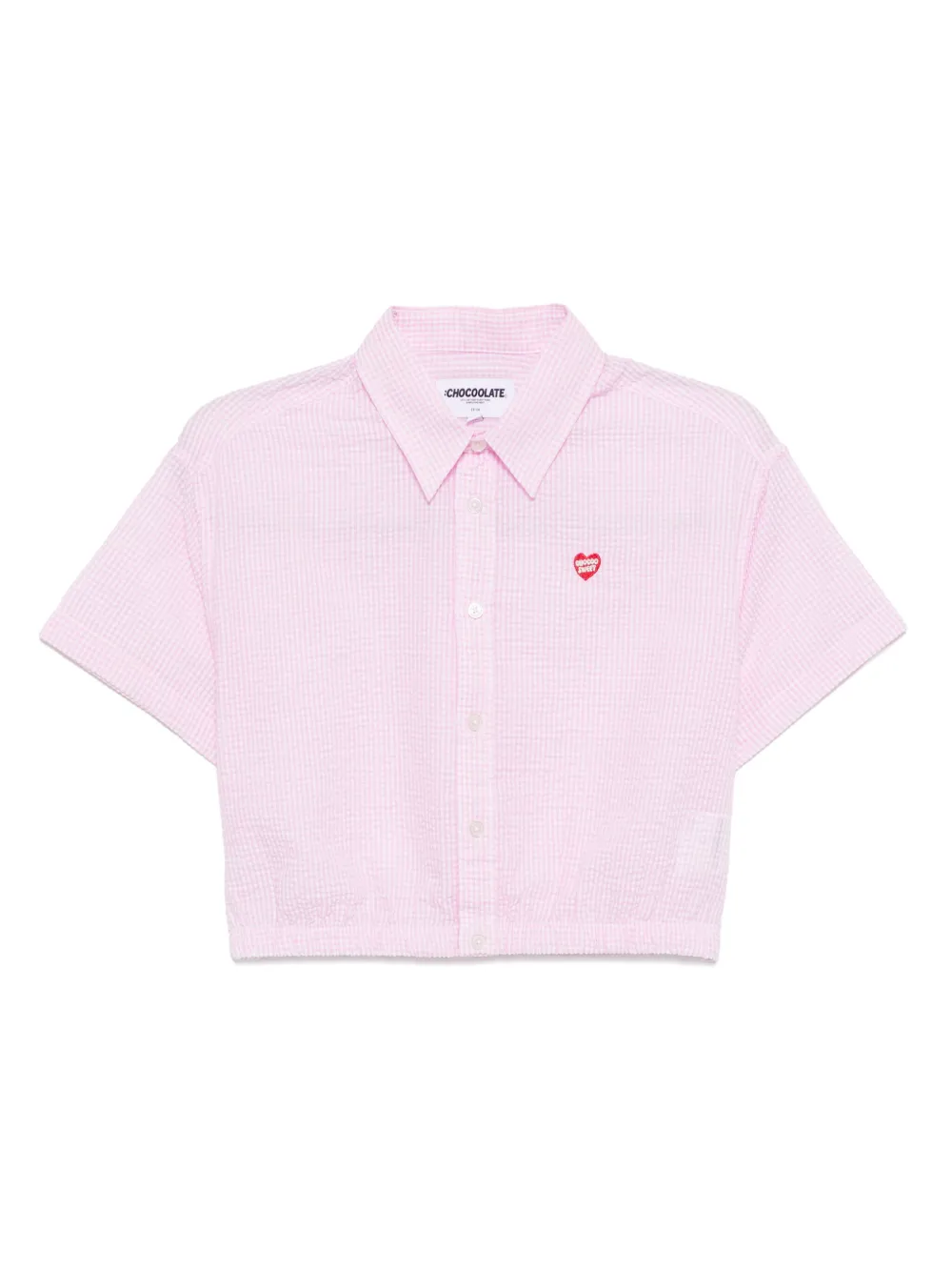 CHOCOOLATE Cropped shirtjack Roze