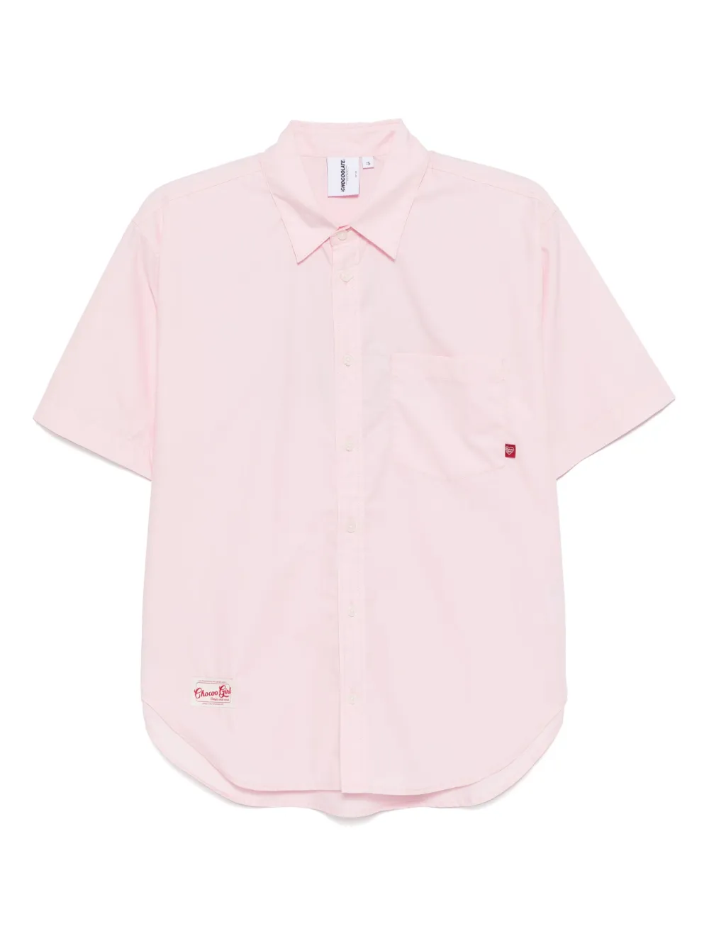 CHOCOOLATE Blouse met korte mouwen Roze