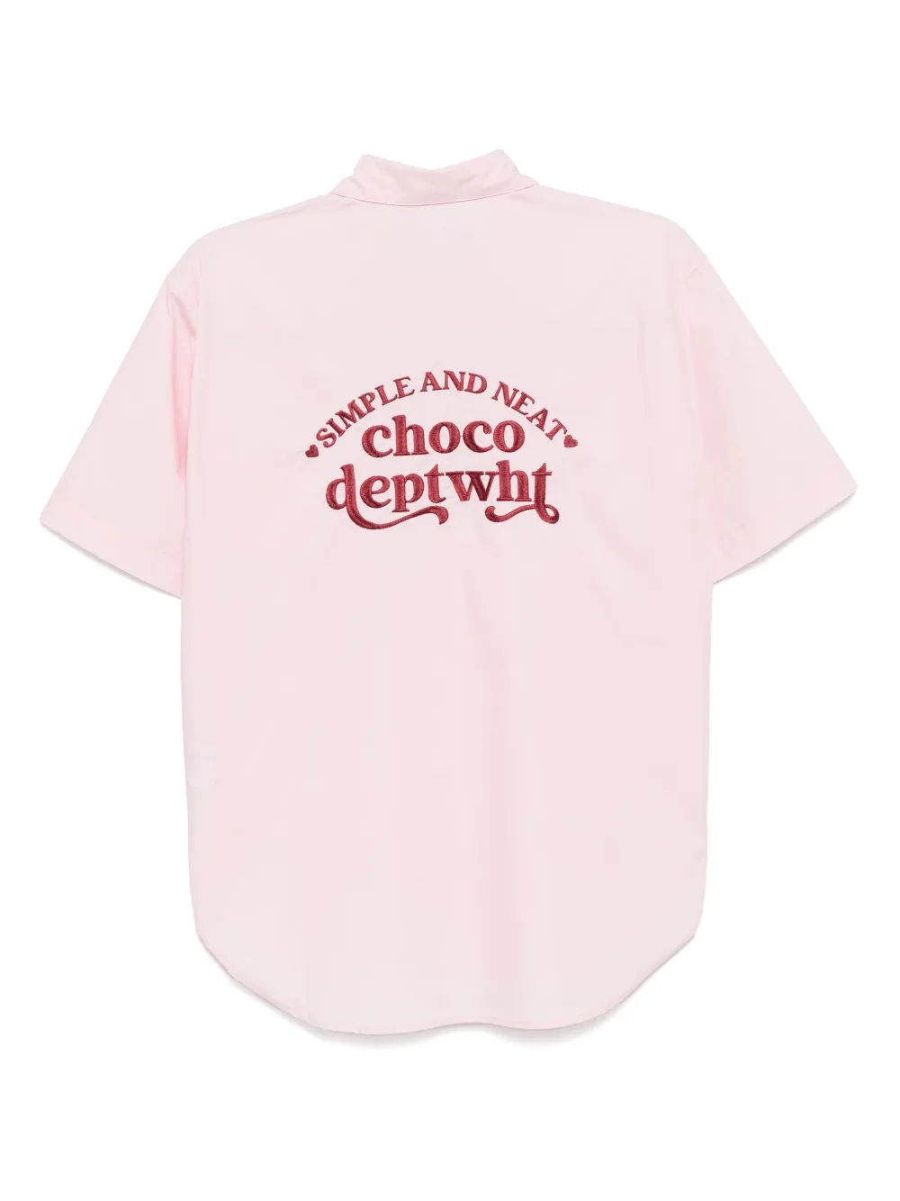 CHOCOOLATE Blouse met korte mouwen Roze