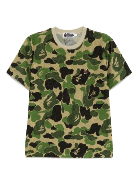 A BATHING APE® ABC camo pile jacquard one-point T-shirt