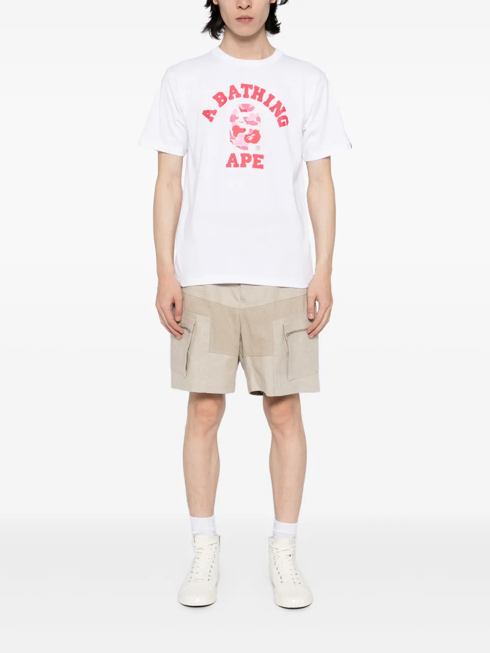 A BATHING APE® playera con logo estampado | Playeras | Image 2