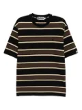 A BATHING APE® logo-embroidered t-shirt - Brown