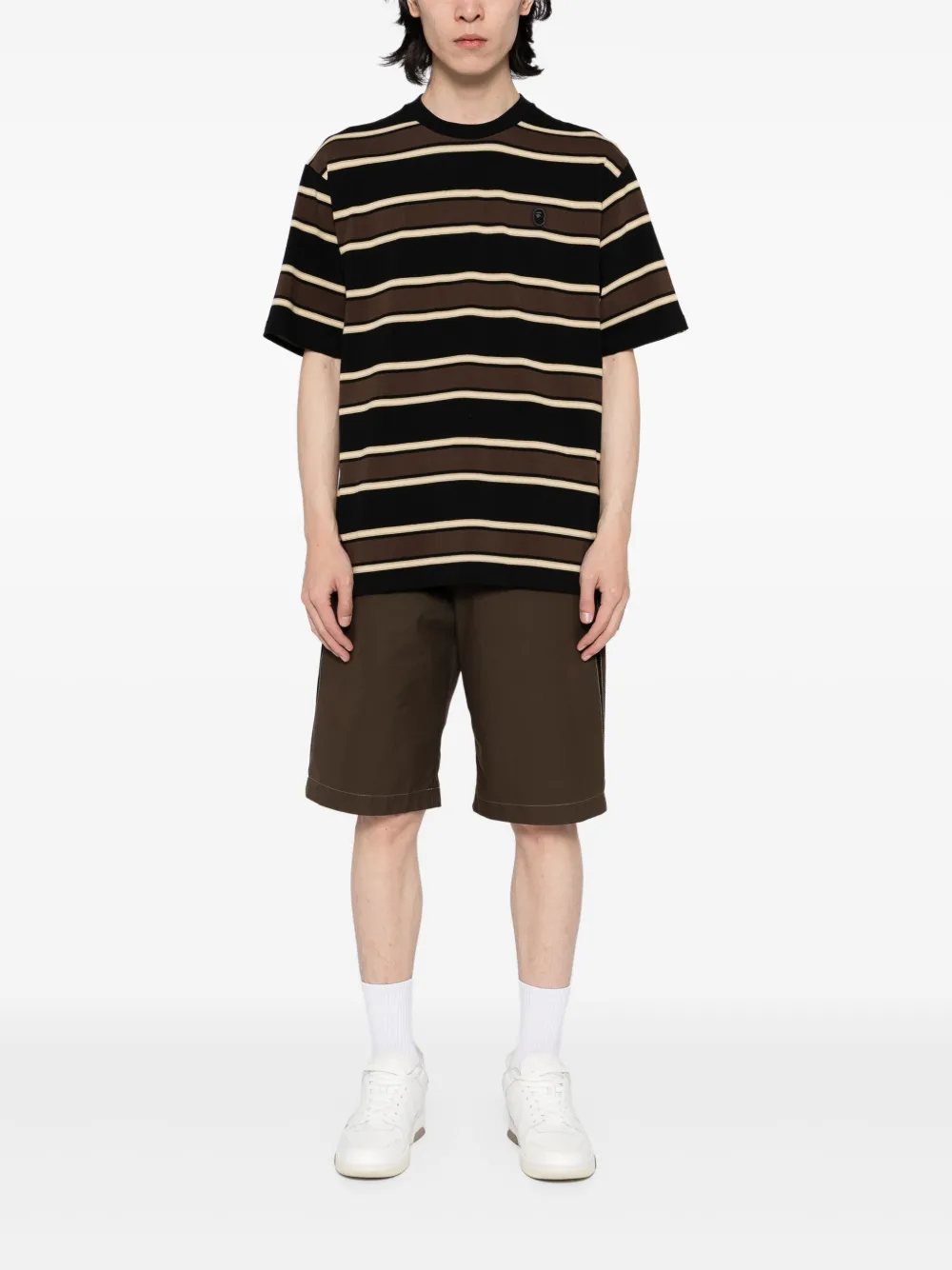 A BATHING APE® playera con logo bordado | Playeras | Image 2