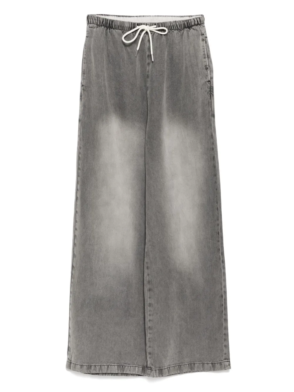 drawstring elasticated band trousers