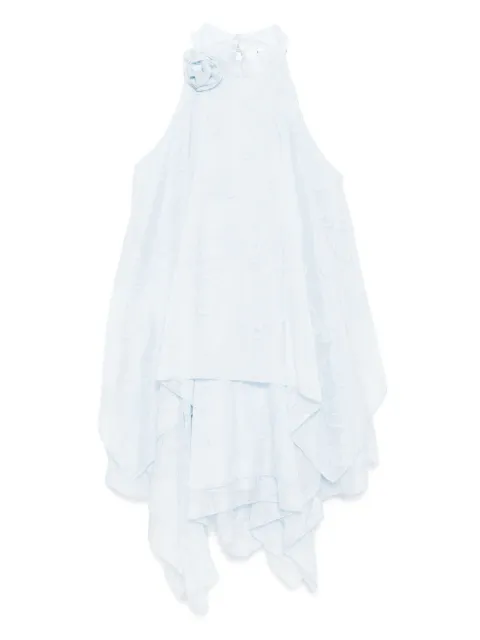 b+ab Butterfly Embroidered Handkerchief dress
