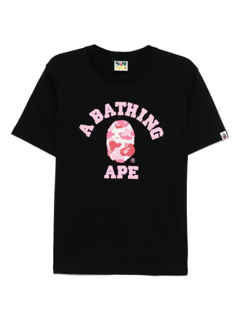 A BATHING APE® ABC camo college T-shirt