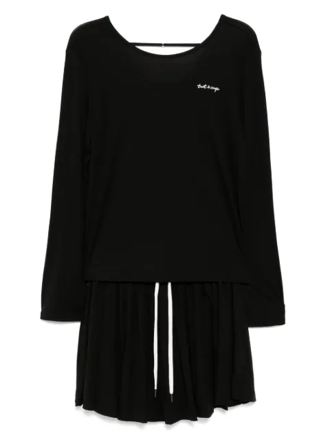 tout a coup logo-print shorts set