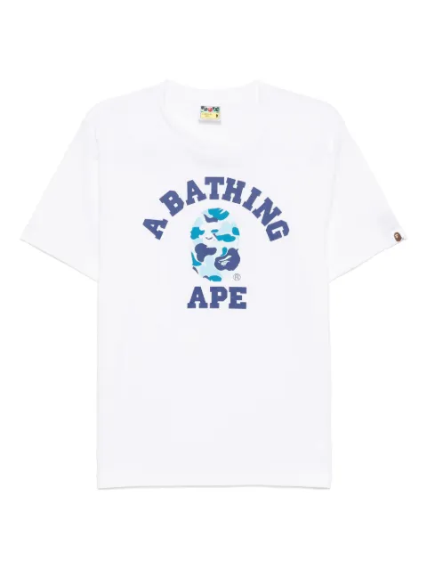 A BATHING APE® ABC camo college T-shirt