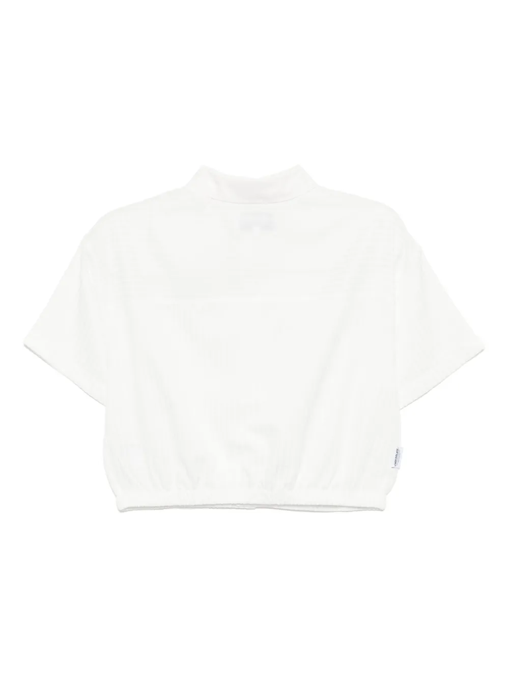 CHOCOOLATE Blouse met geborduurd logo - Wit