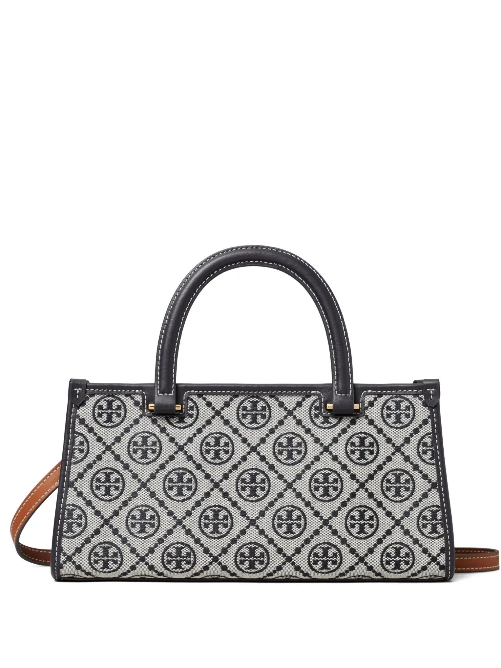 Tory Burch T Monogram ハンドバッグ - ブルー Tory Burch T Monogram ハンドバッグ - ブルー