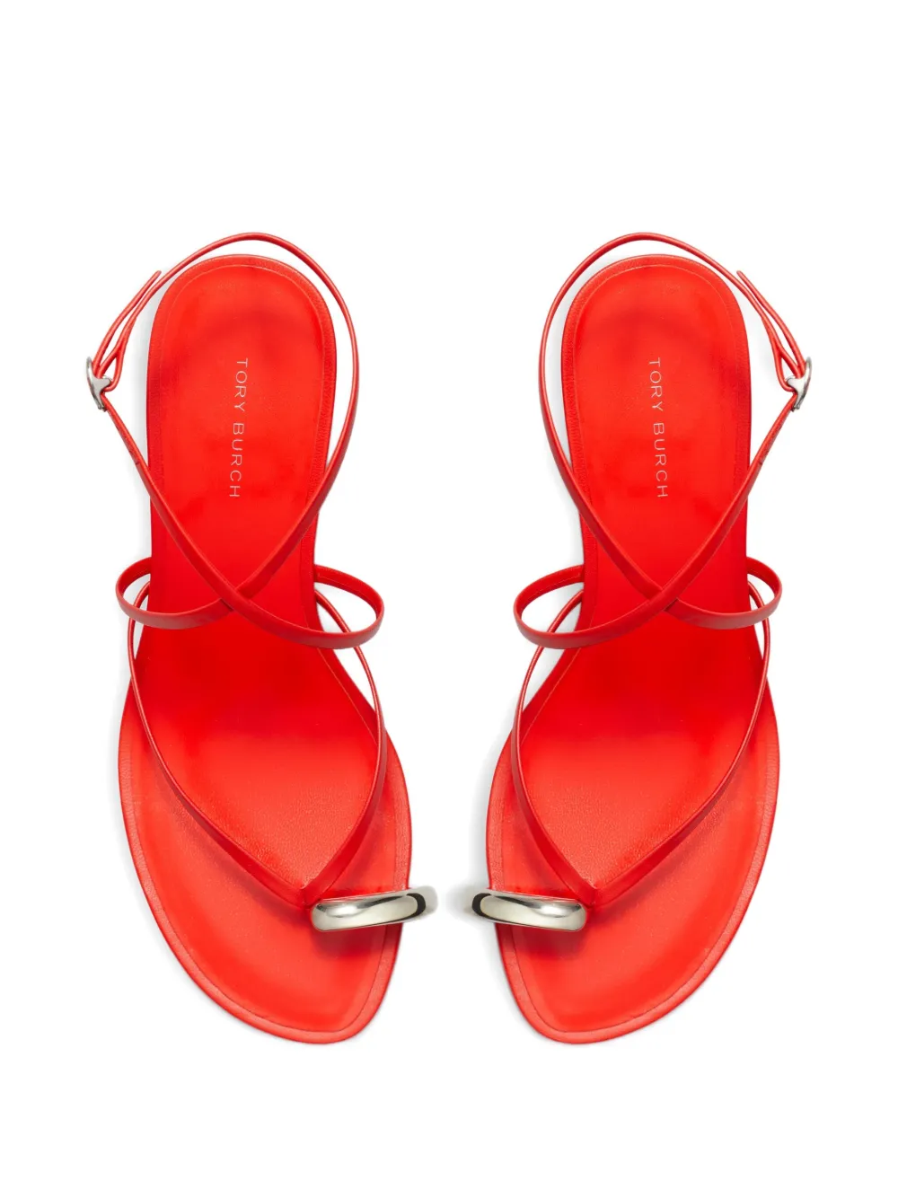 Tory Burch 65mm Pierced sandals Red