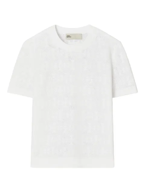 Tory Burch patterned short-sleeve top