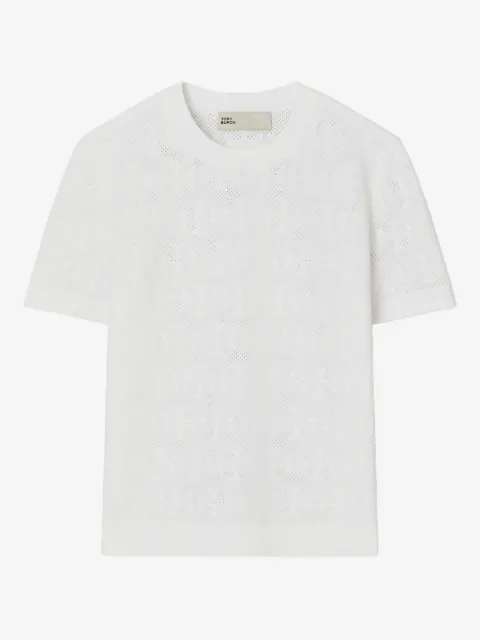 Tory Burch patterned short-sleeve top