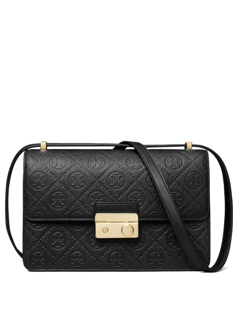 Tory Burch T-Monogram embossed leather shoulder bag