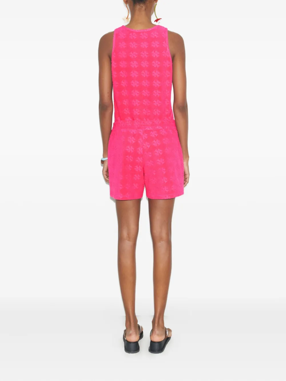 TORY BURCH SLEEVELESS TEXTURED TANK TOP