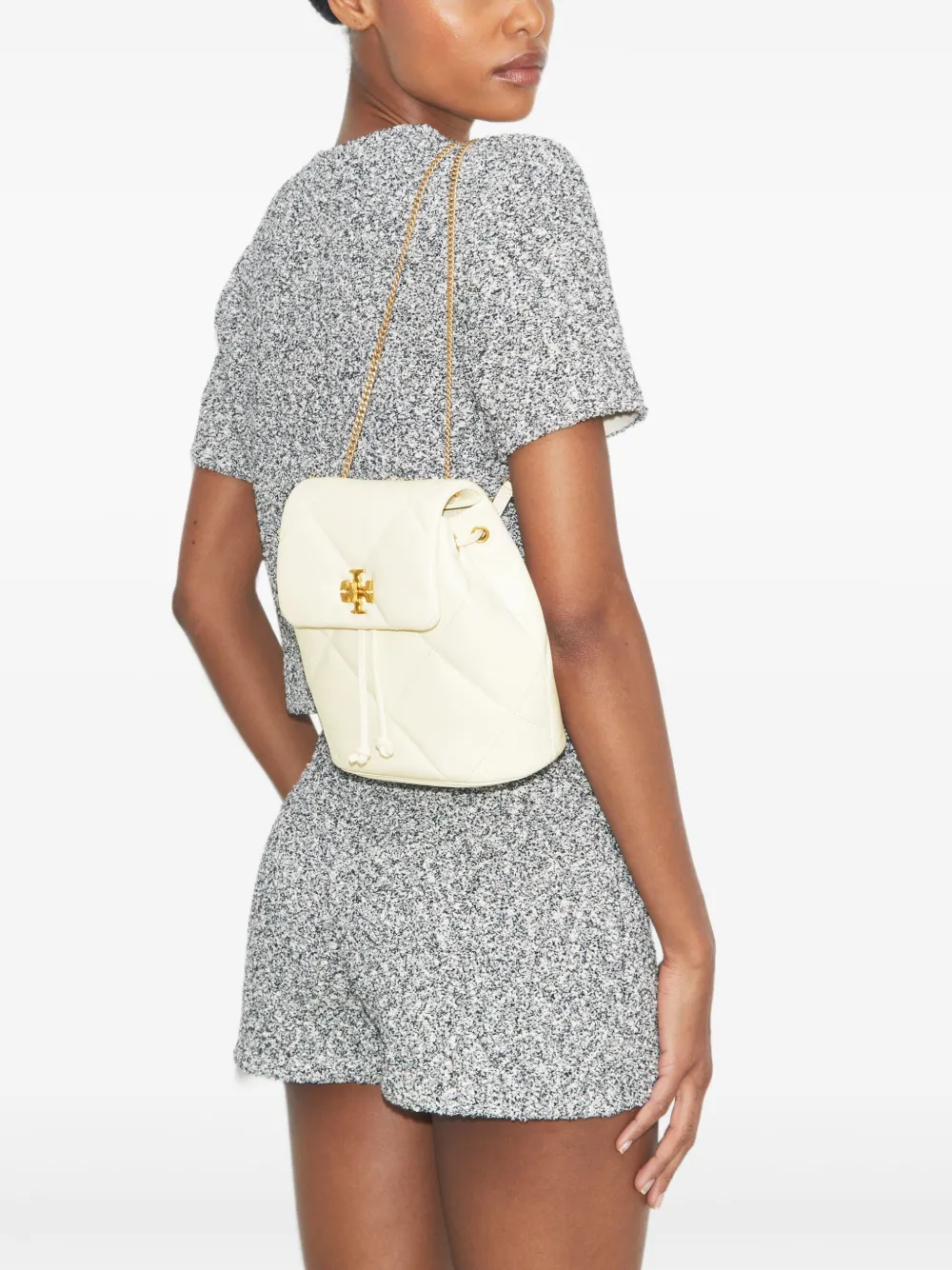 TORY BURCH KIRA QUILTED LEATHER BACKPACK