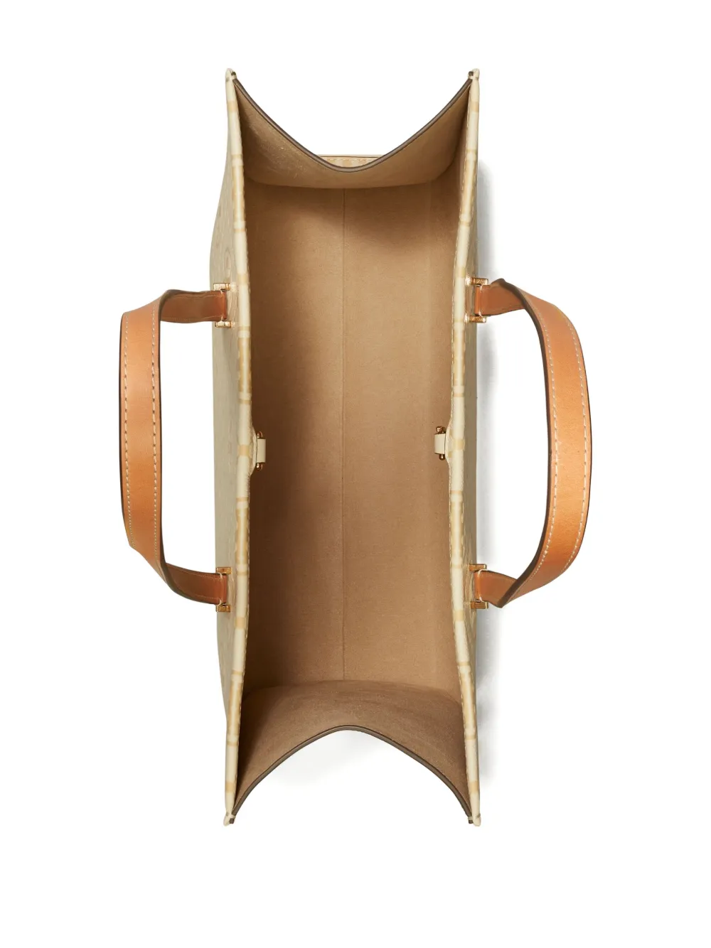 Tory Burch T-monogram Tote Bag In Neutral