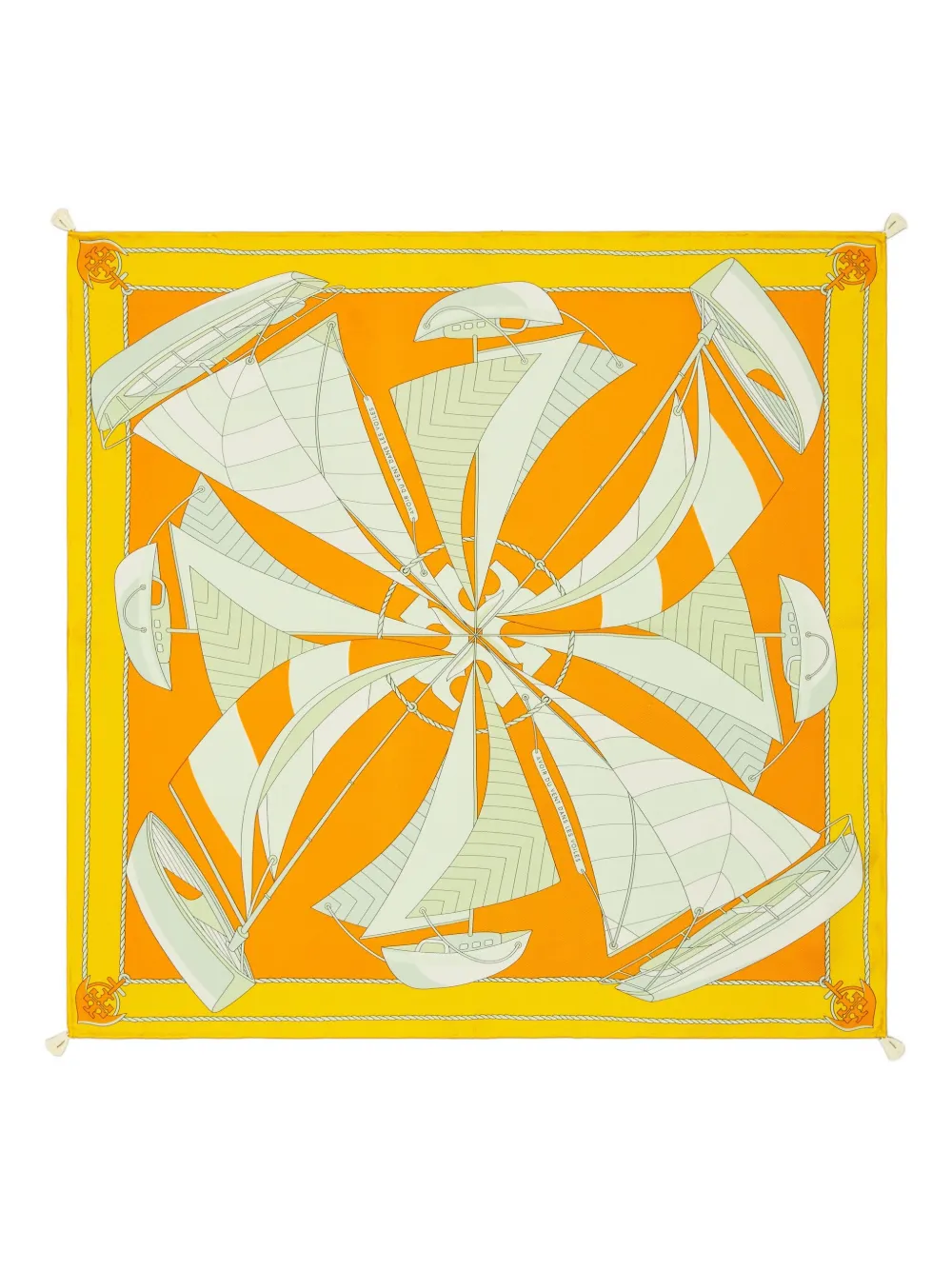 Tory Burch Sailboat-print Square Scarf