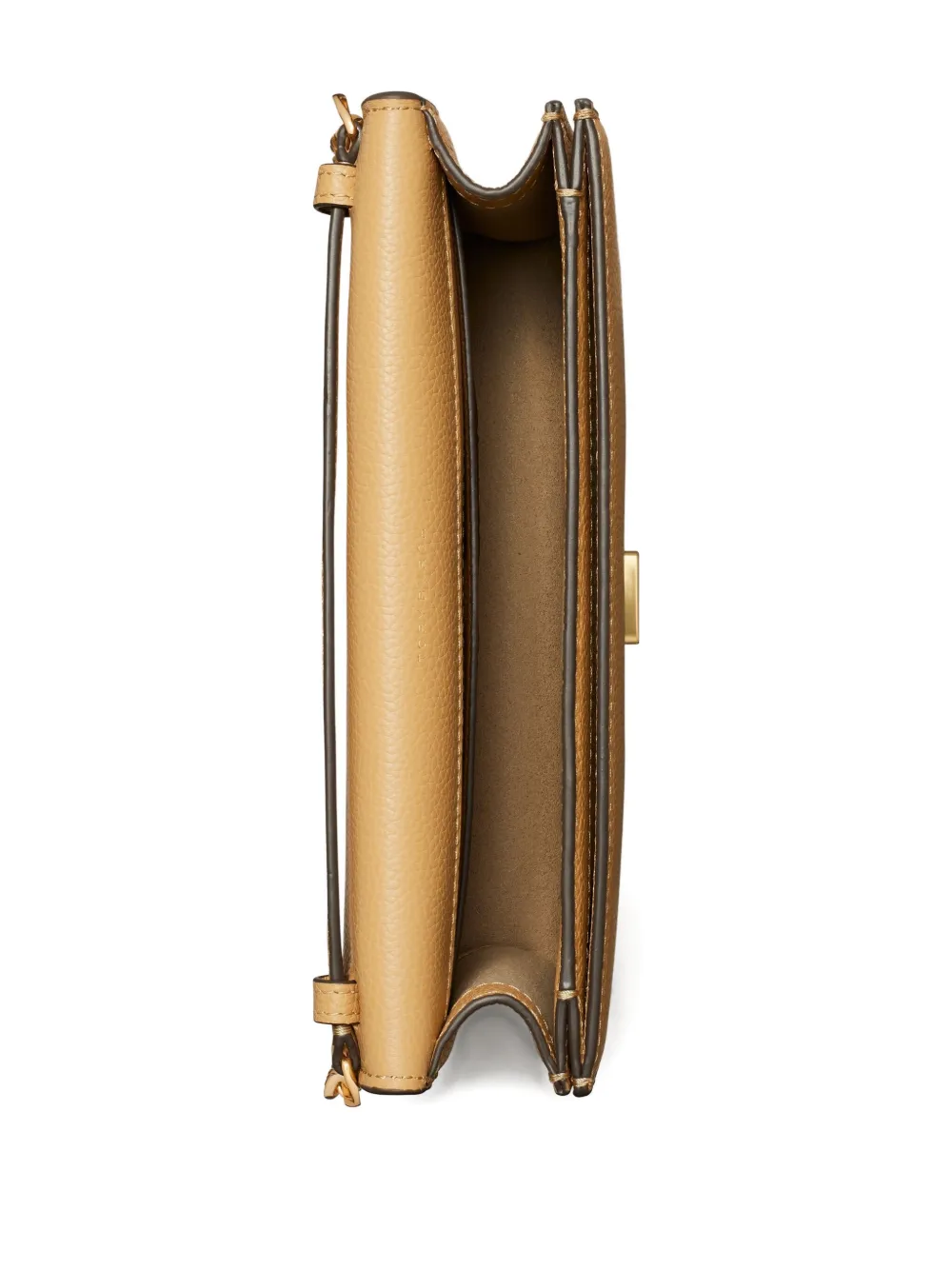 Tory Burch Portemonnee met ketting Bruin