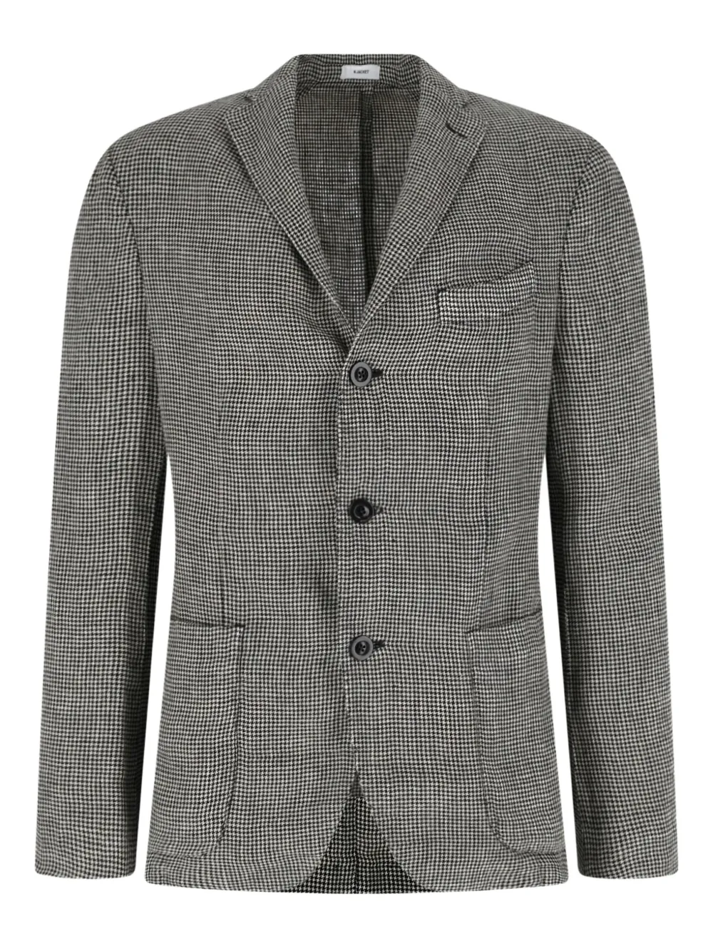 Boglioli houndstooth-pattern blazer | Black | Image 1