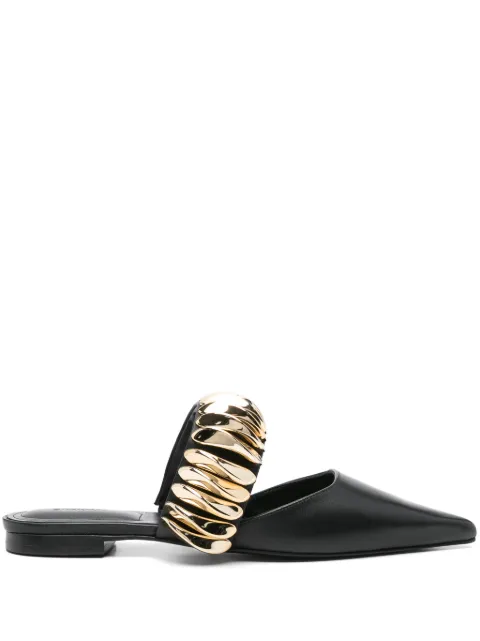 Simkhai leather flat pumps 