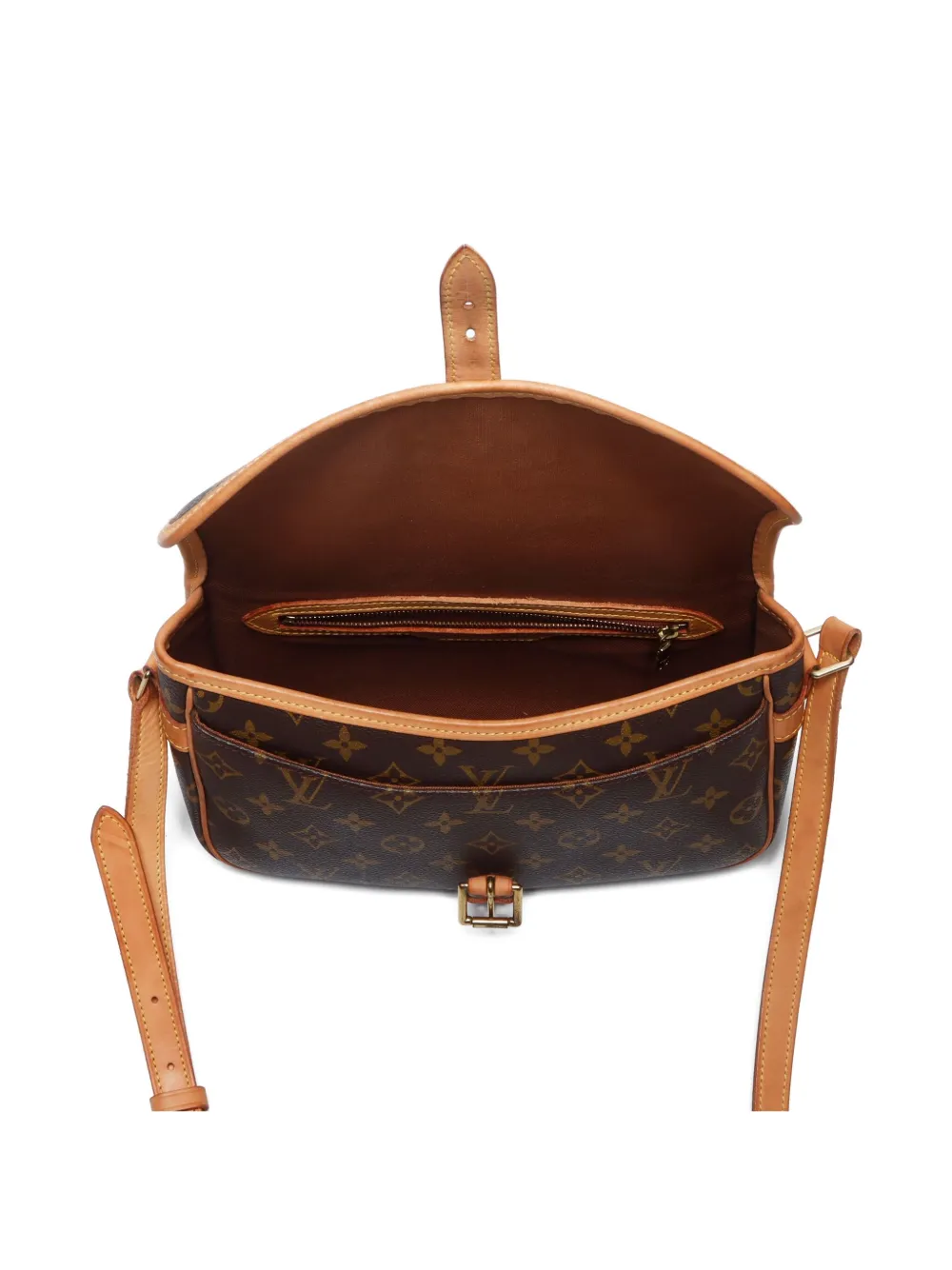 Pre-owned Louis Vuitton 2001 Sologne Shoulder Bag In Brown