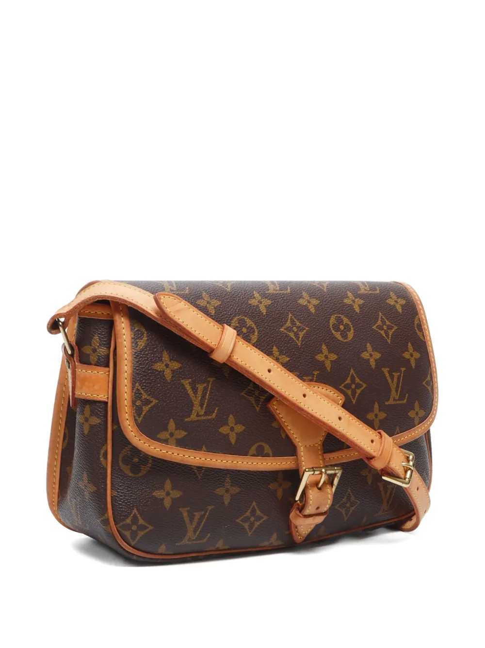 Pre-owned Louis Vuitton 2001 Sologne Shoulder Bag In Brown