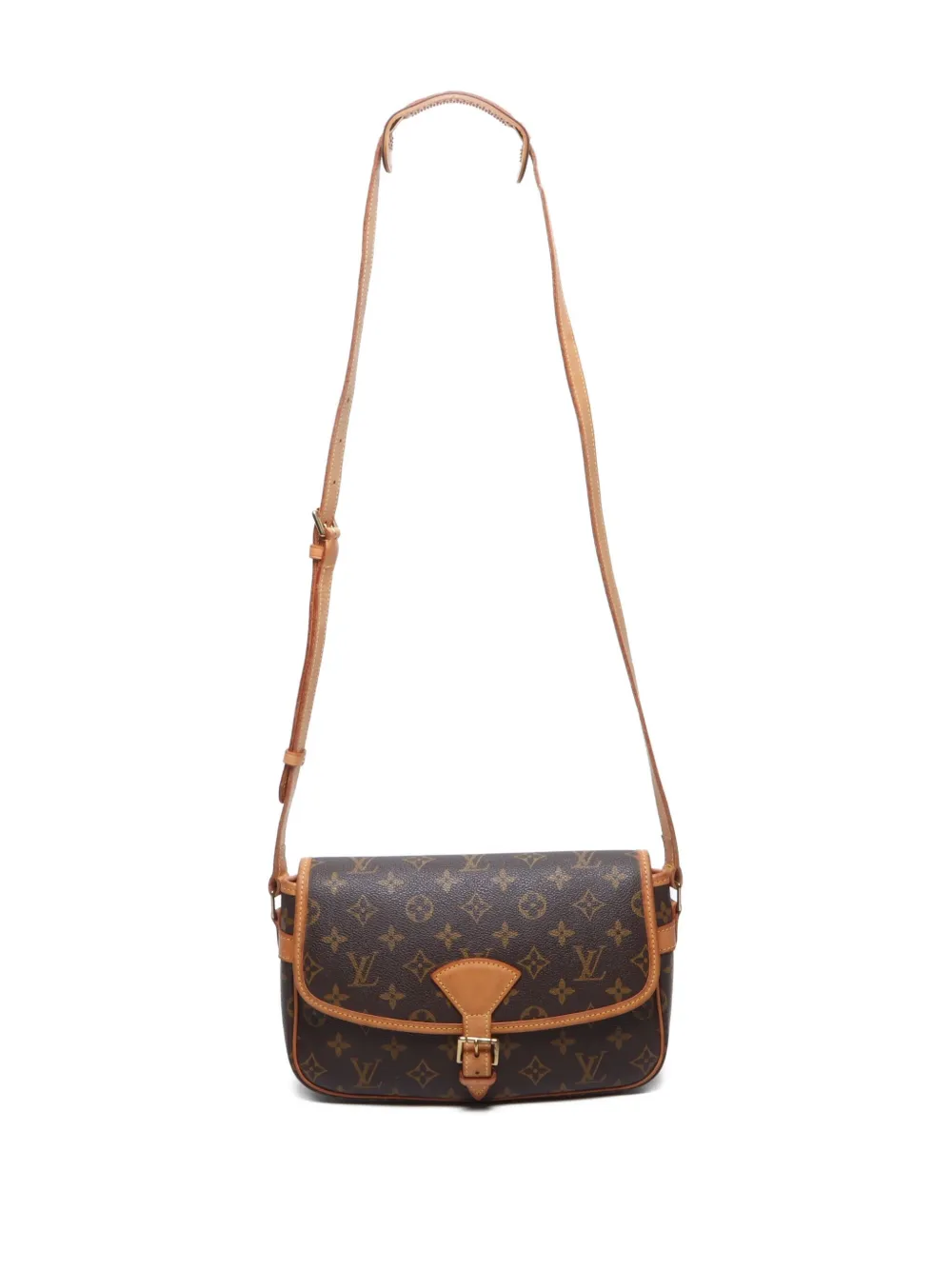 Pre-owned Louis Vuitton 2001 Sologne Shoulder Bag In Brown