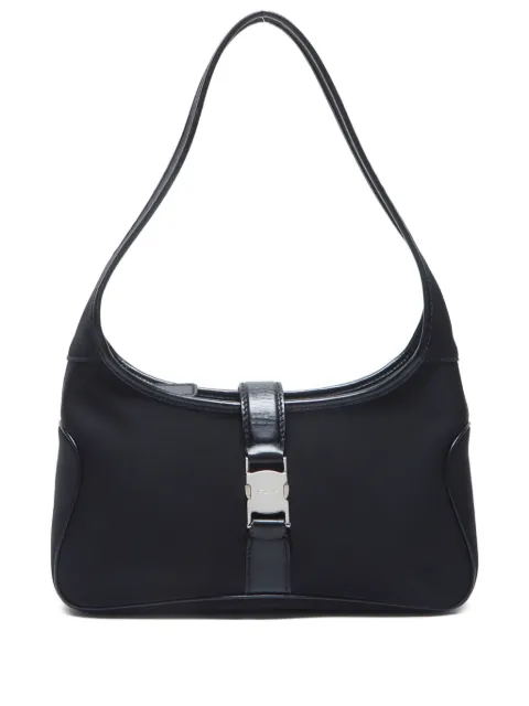 Ferragamo Pre-Owned 2000-2010 leather-trim shoulder bag