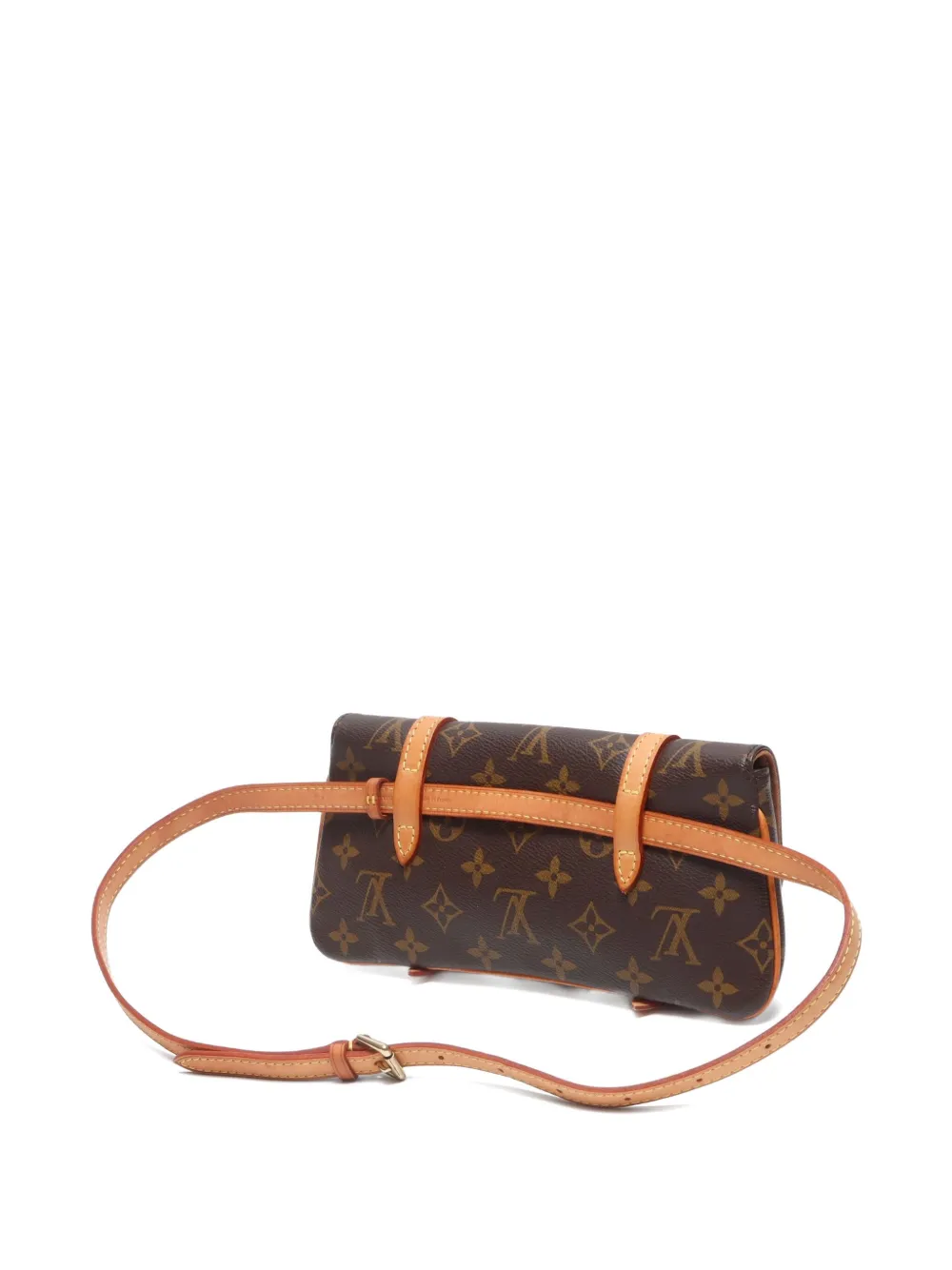 Pre-owned Louis Vuitton 2005 Marelle Belt Bag In Brown