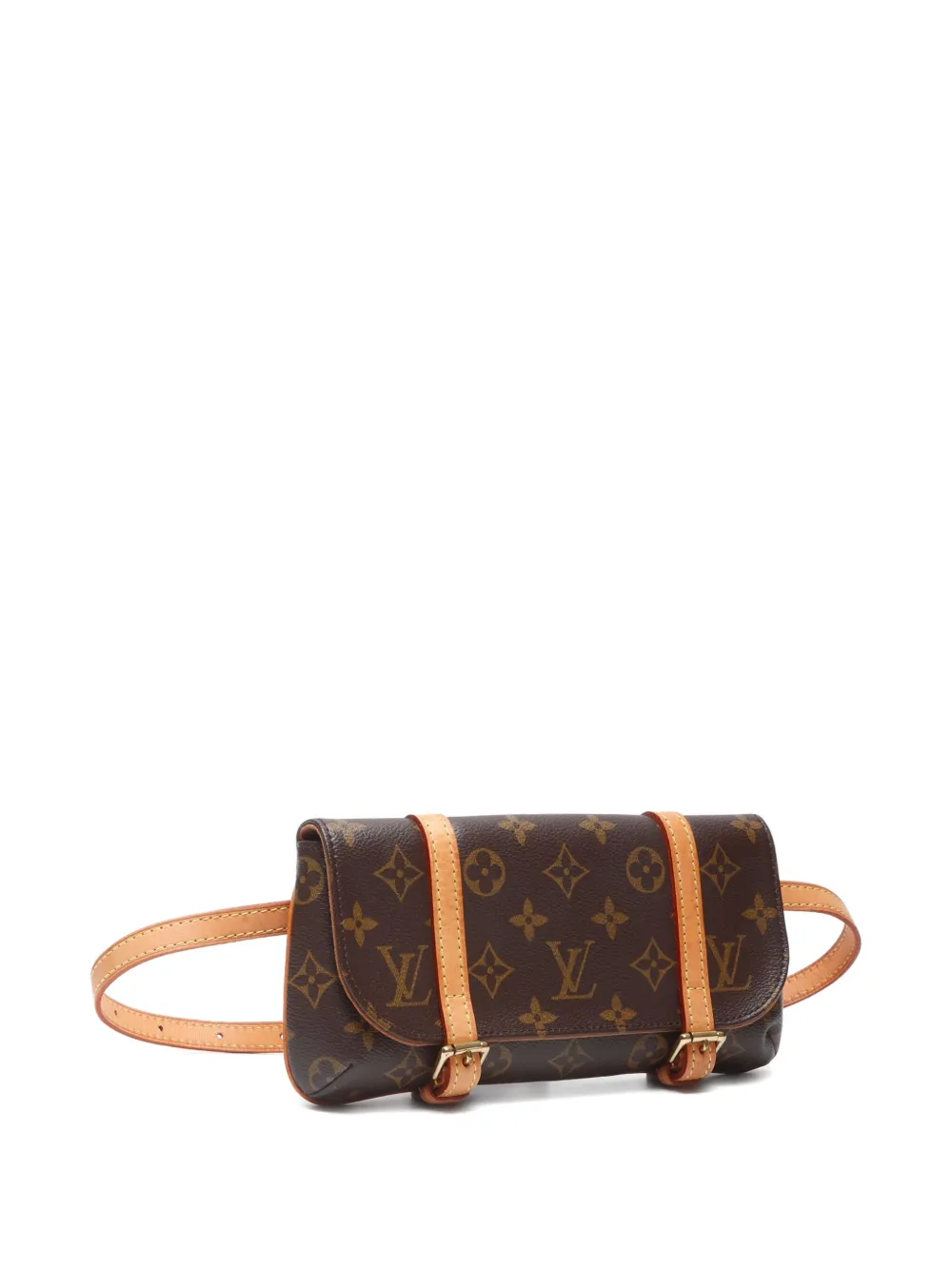 Pre-owned Louis Vuitton 2005 Marelle Belt Bag In Brown