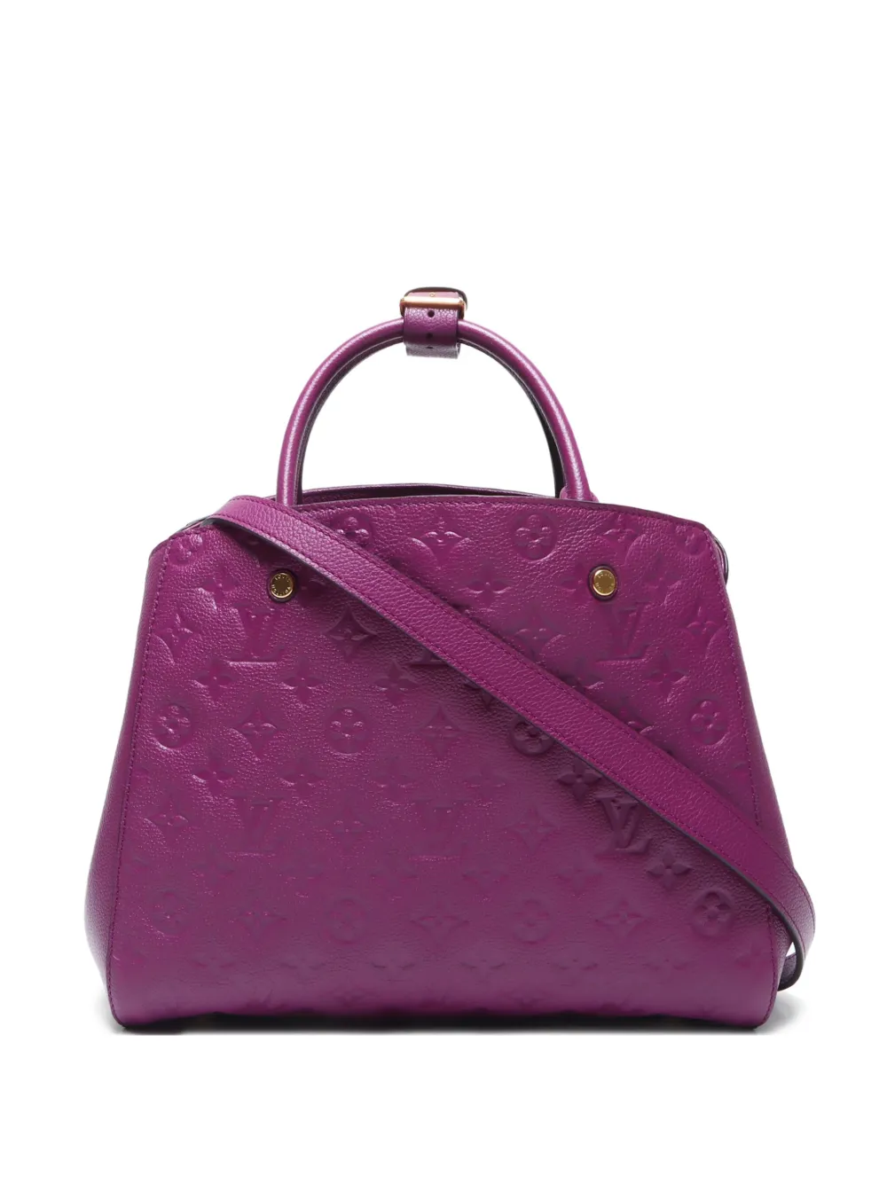 Louis Vuitton Pre-Owned 2011 Montaigne MM two-way handbag | Purple | Image 1