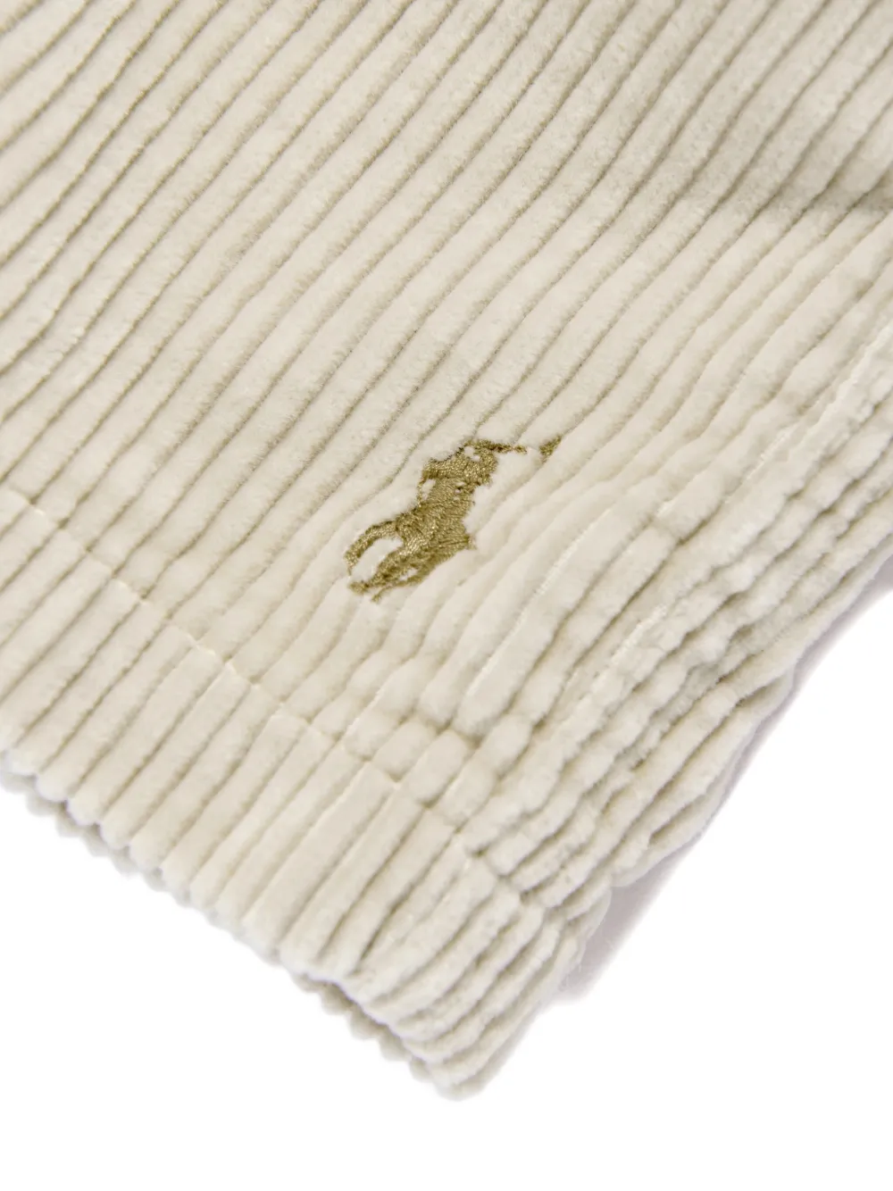 POLO RALPH LAUREN KIDS Ribfluwelen shorts Beige