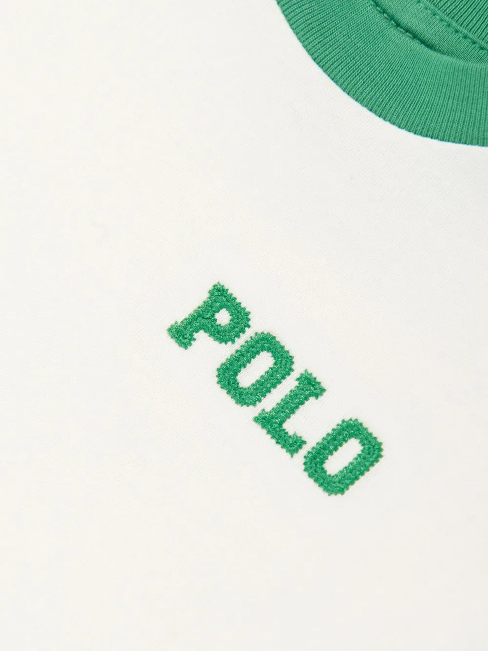 POLO RALPH LAUREN KIDS T-shirt met geborduurd logo Wit