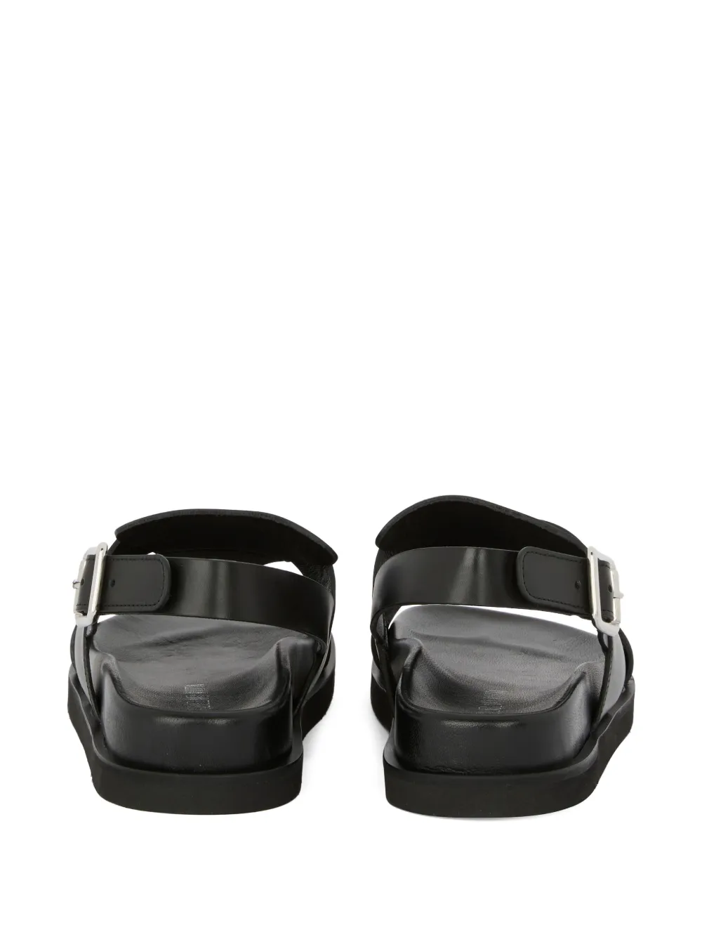 GUGLIELMO ROTTA Tilda strappy flat sandals Zwart
