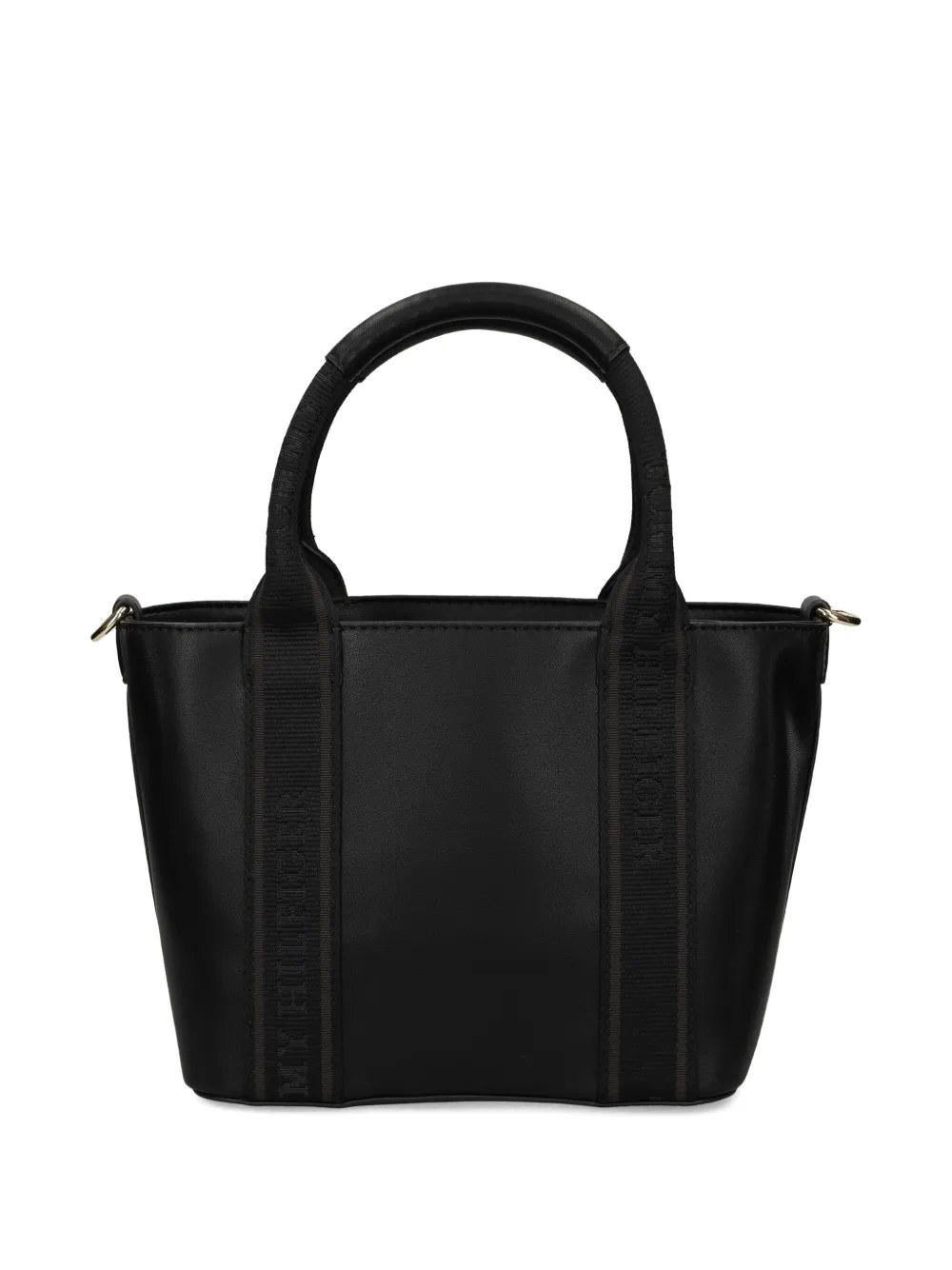 Tommy Hilfiger logo-tape tote bag - Zwart