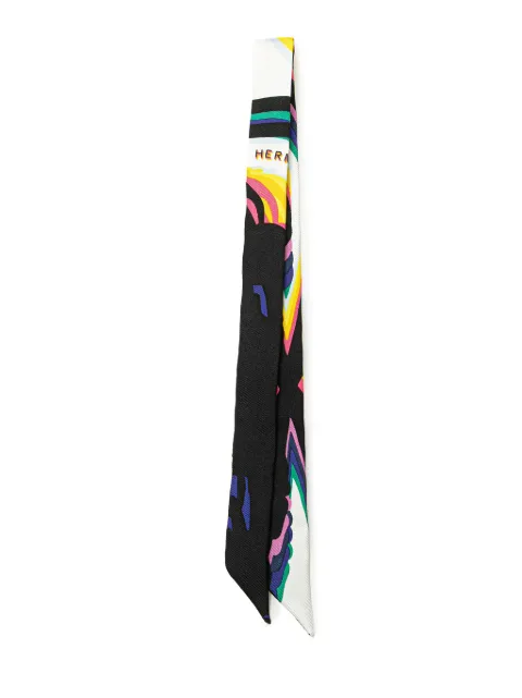 Hermès Pre-Owned 2020-2025 Brides De Gala Shadow Silk Twilly Scarf scarves