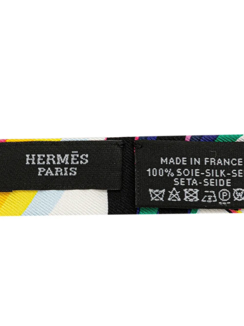 Pre-owned Hermes 2020-2025 Brides De Gala Shadow Silk Twilly Scarf Scarves